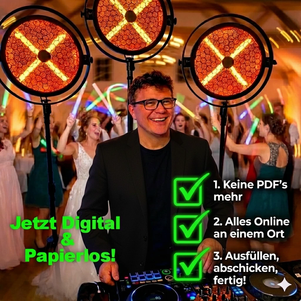 Hochzeits-DJ & Event-Dj Steff Tschüss Papierkram