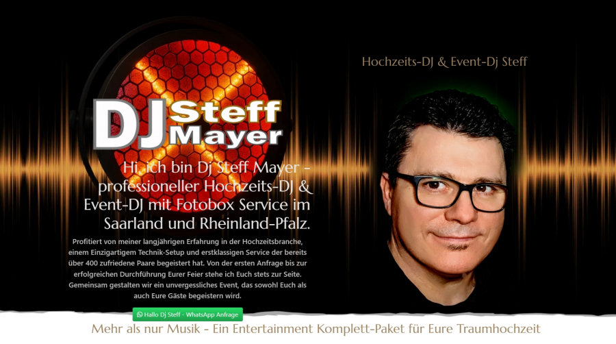 Dj@mit Mogar DJ Steff mit eigener Fotobox im stylischen Retro Look buchen!